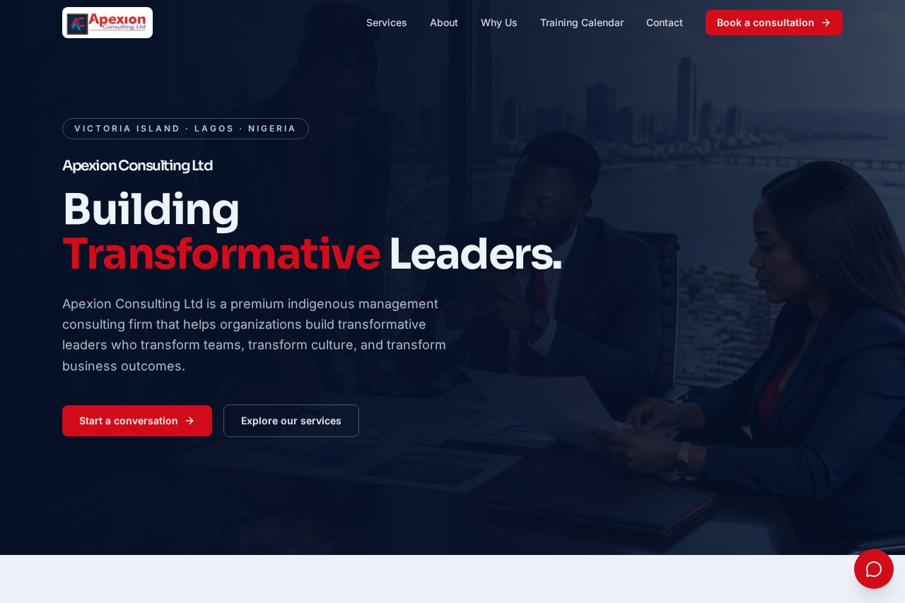 Apexion Consulting Ltd management consulting website